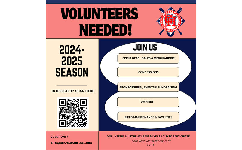 Volunteers Needed!